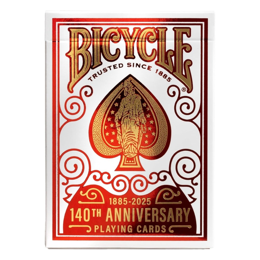 Bicycle 140th Anniversary Playing Cards – Limited Edition Metalluxe Foil Deck