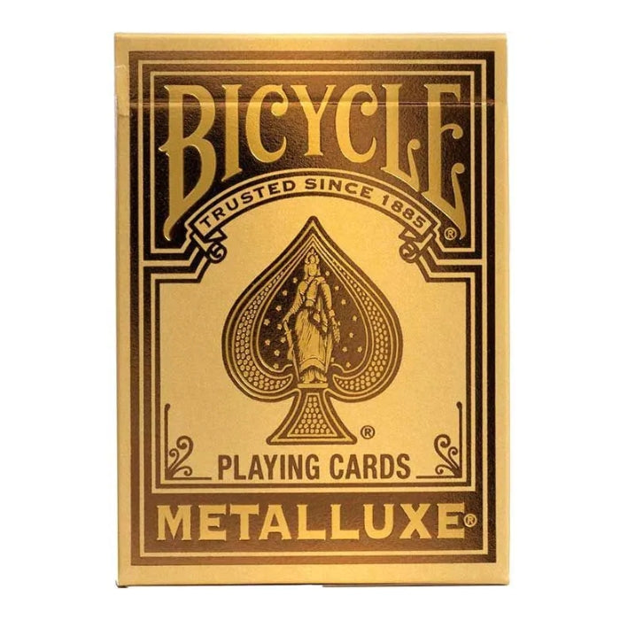 Bicycle Metalluxe Gold 2022 Playing Cards