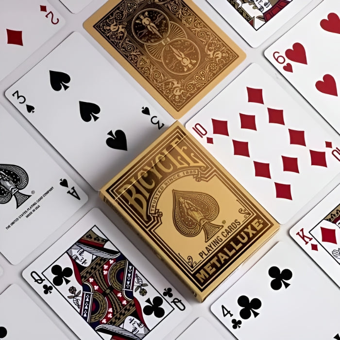 Bicycle Metalluxe Gold 2022 Playing Cards