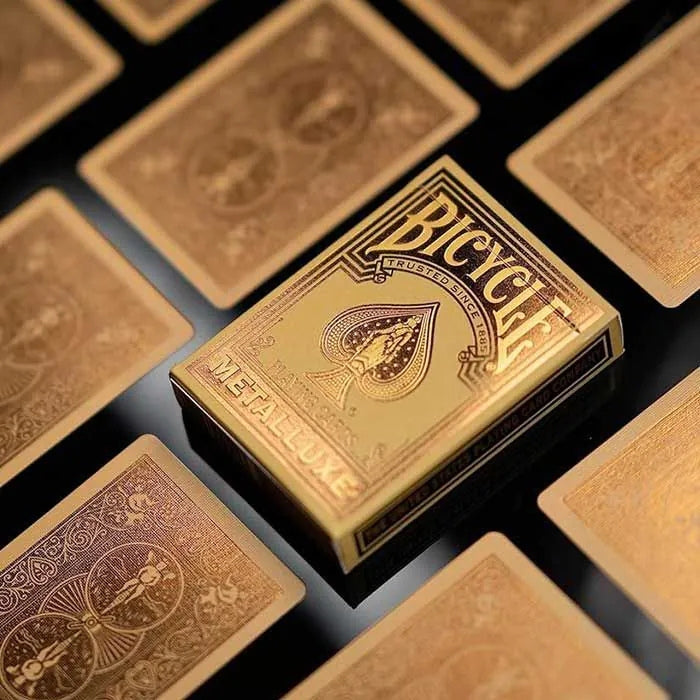Bicycle Metalluxe Gold 2022 Playing Cards