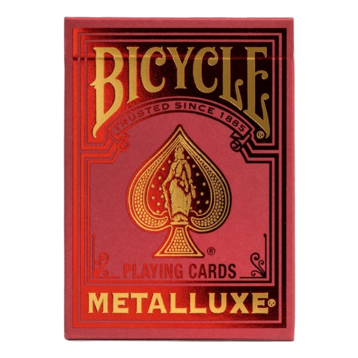Bicycle Metalluxe Red 2022 Playing Cards