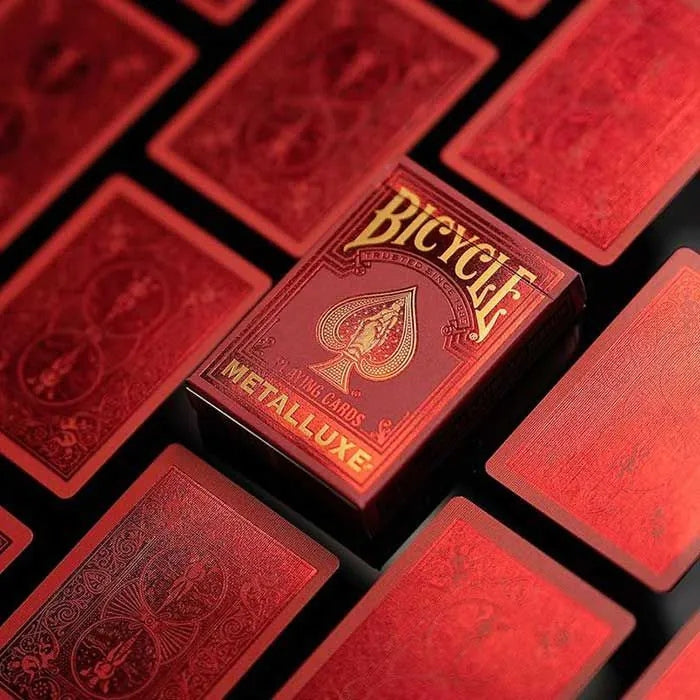Bicycle Metalluxe Red 2022 Playing Cards