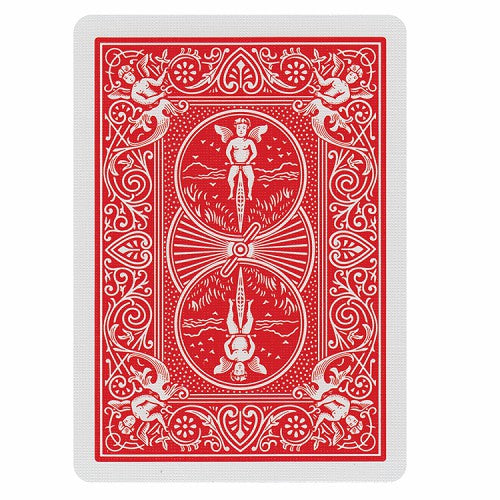 Set of 2 Bicycle Standard (Red & Blue) Playing Cards - Gold Border Tuck