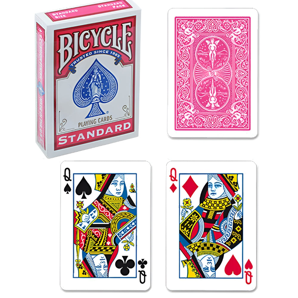 Bicycle Standard Fuchsia Pink Playing Cards – Rare Deck