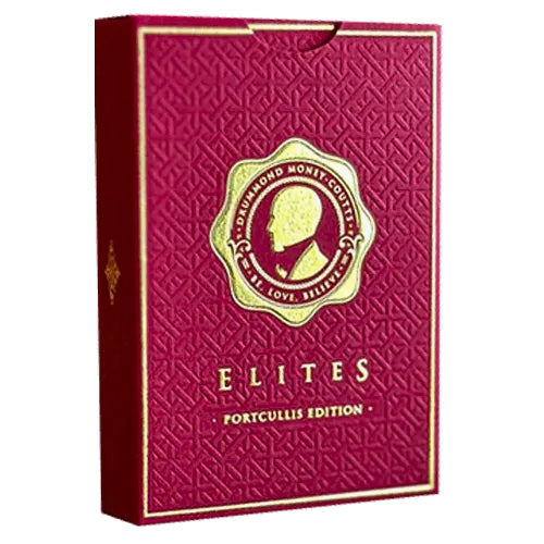 DMC Elites V6 (Red) Portcullis Edition Marked Deck