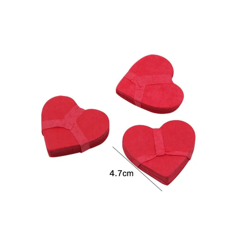 Snowstorm Snowflakes Heart Shaped (Red) - Set of 9 Loads