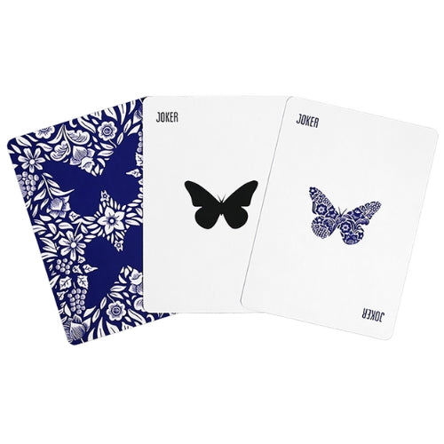 Butterfly Playing Cards Marked (Blue) 3rd Edition by Ondrej Psenicka