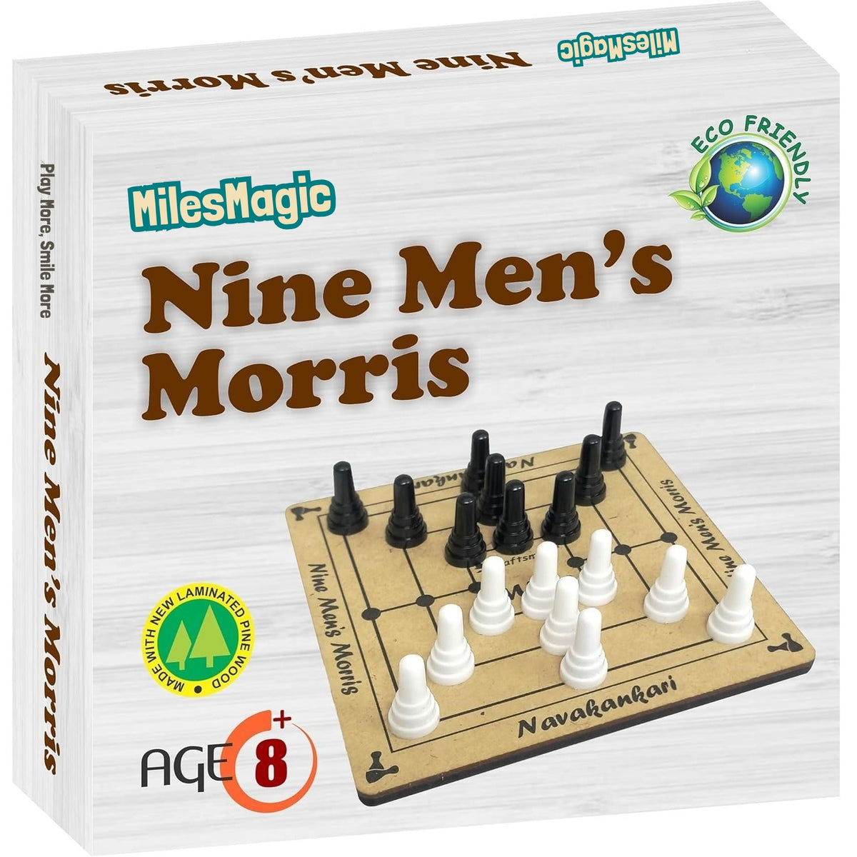 Nine Men's Morris | Navakankari | Mills Travel Board Game