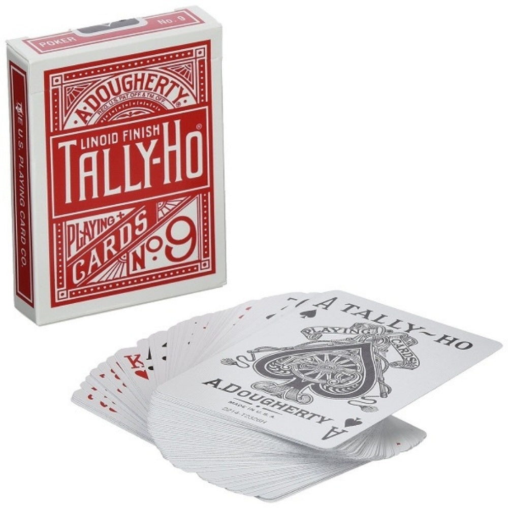 Tally-Ho Playing Cards Circle Back Deck - Red