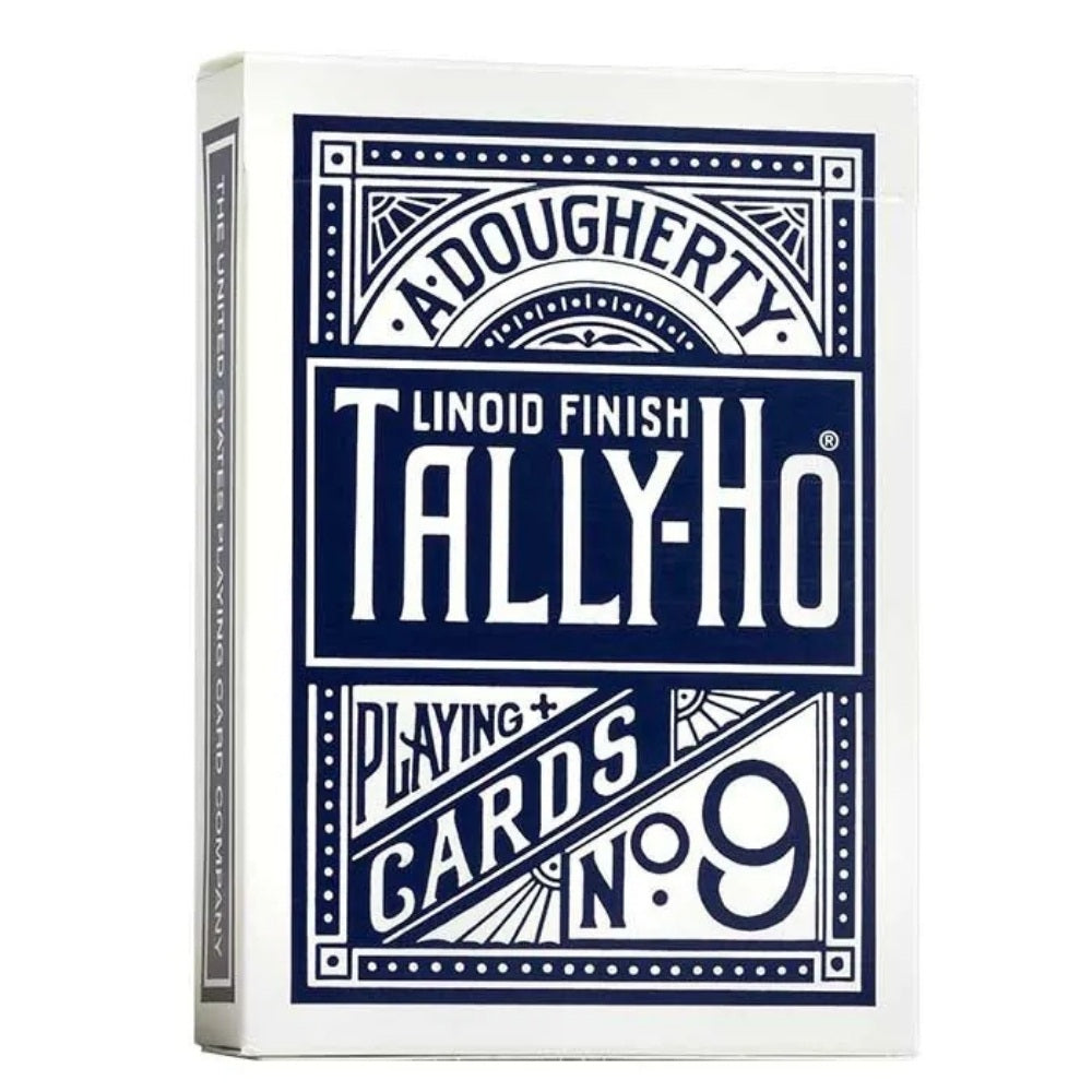 Tally-Ho Playing Cards Fan Back Deck - Blue