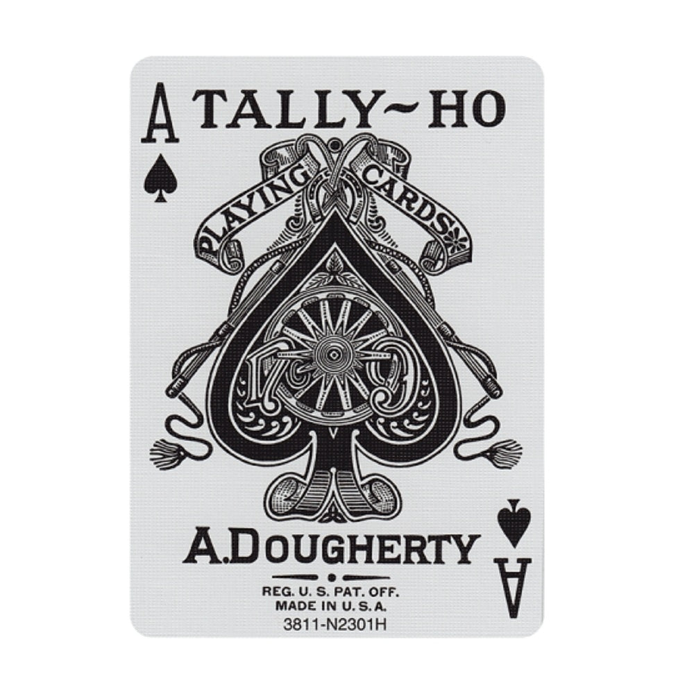Tally-Ho Playing Cards Fan Back Deck - Blue