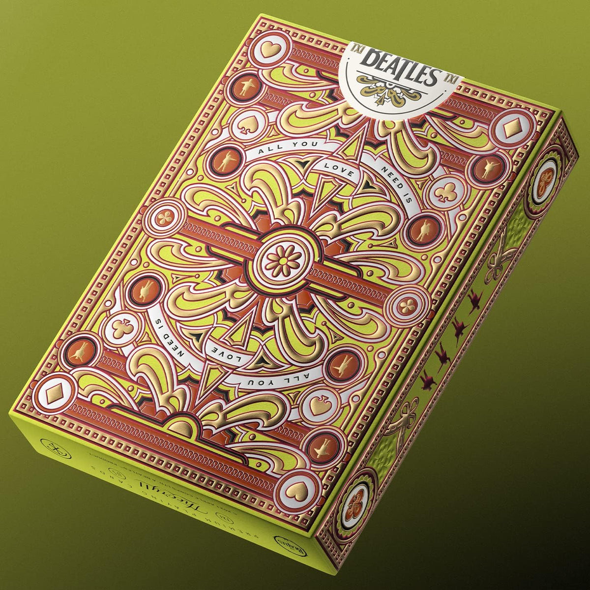 The Beatles Playing Cards - Green Edition