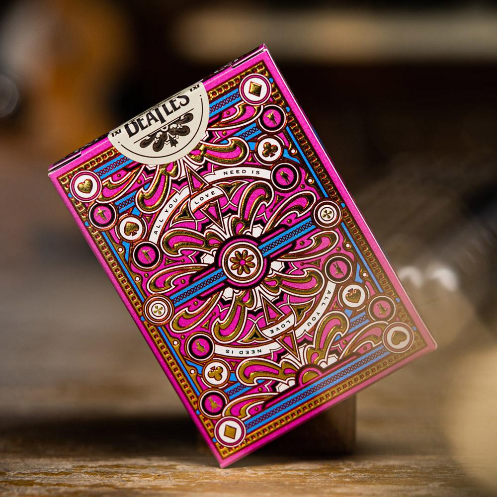 The Beatles Playing Cards - Pink Edition
