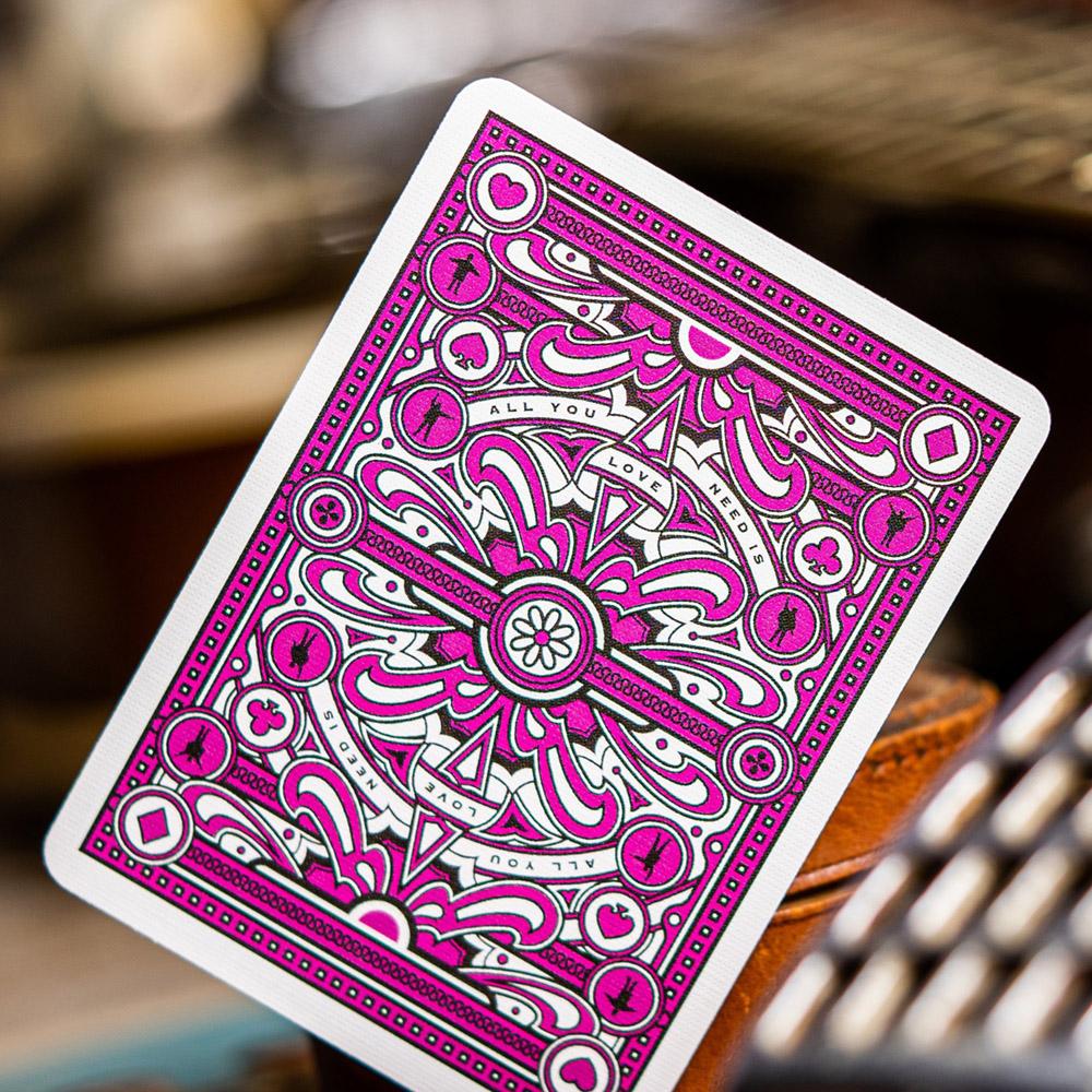The Beatles Playing Cards - Pink Edition