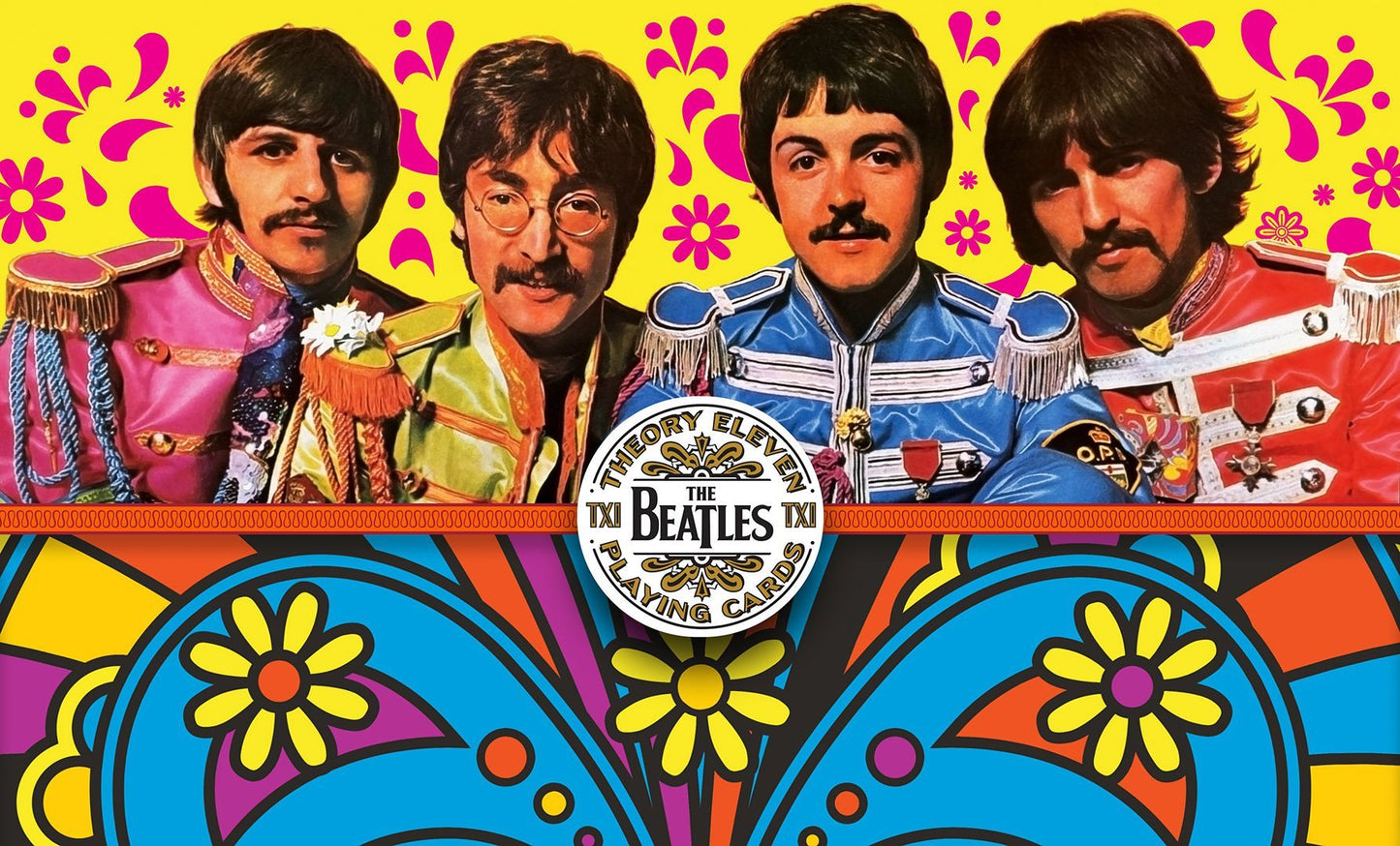 The Beatles Playing Cards - Pink Edition