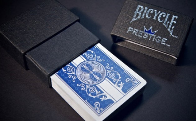 Bicycle Prestige Dura-Flex Plastic BLUE Deck