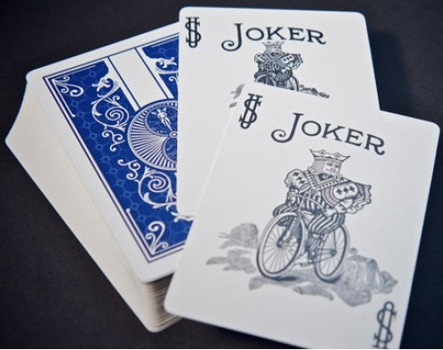 Bicycle Prestige Dura-Flex Plastic BLUE Deck