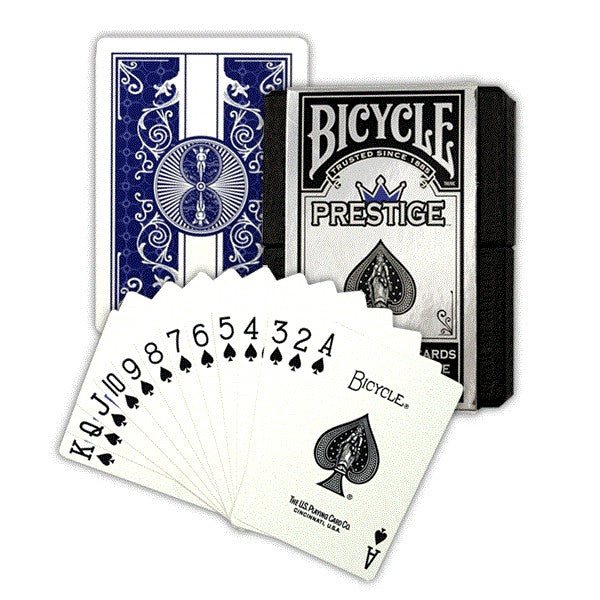Bicycle Prestige Dura-Flex Plastic BLUE Deck