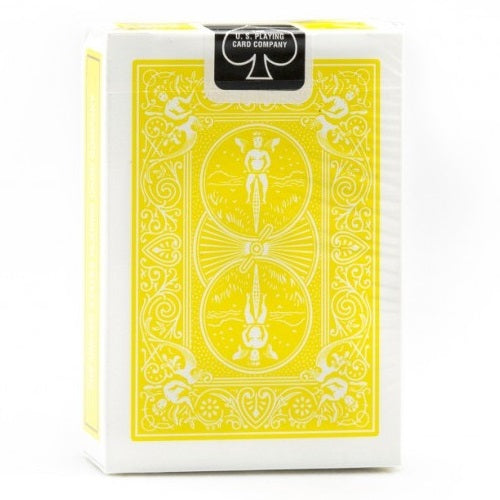 Bicycle Rider Back (YELLOW) Deck