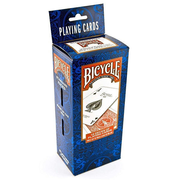 Brick of 12 Bicycle Standard (BLUE) Decks