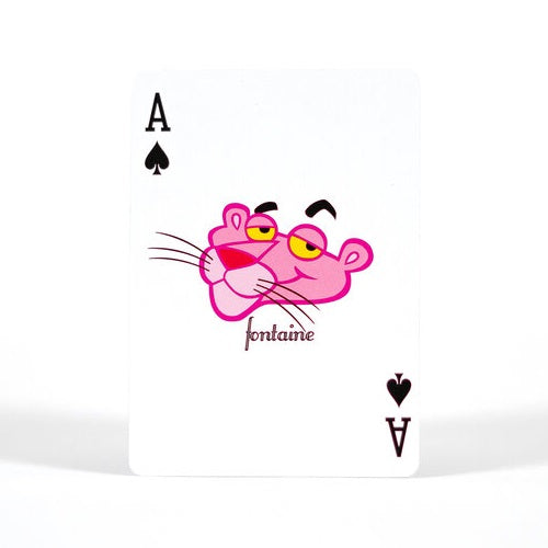 Fontaine: Pink Panther Playing Cards