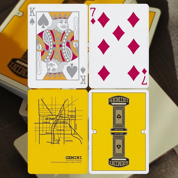 Gemini Casino Deck - Yellow Edition