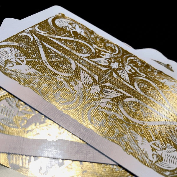 Gold Split Spades Playing Cards