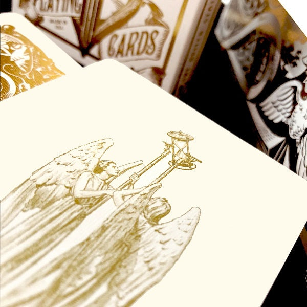 Gold Split Spades Playing Cards