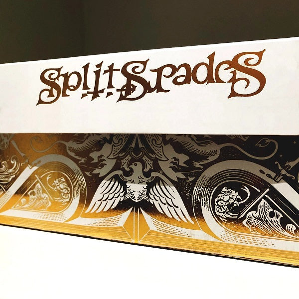 Gold Split Spades Playing Cards