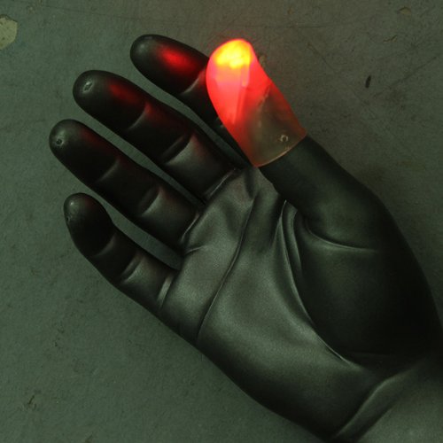 Light Up Thumb Tip RED (Pack of 2)