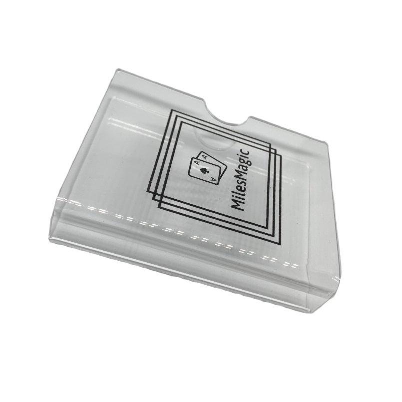 MilesMagic Acrylic Transparent Card Clip