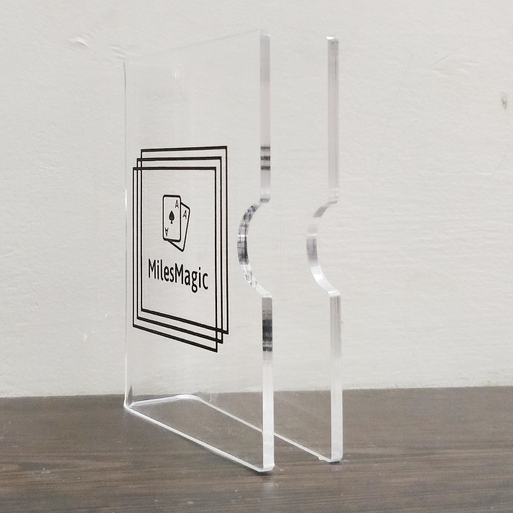 MilesMagic Acrylic Transparent Card Clip