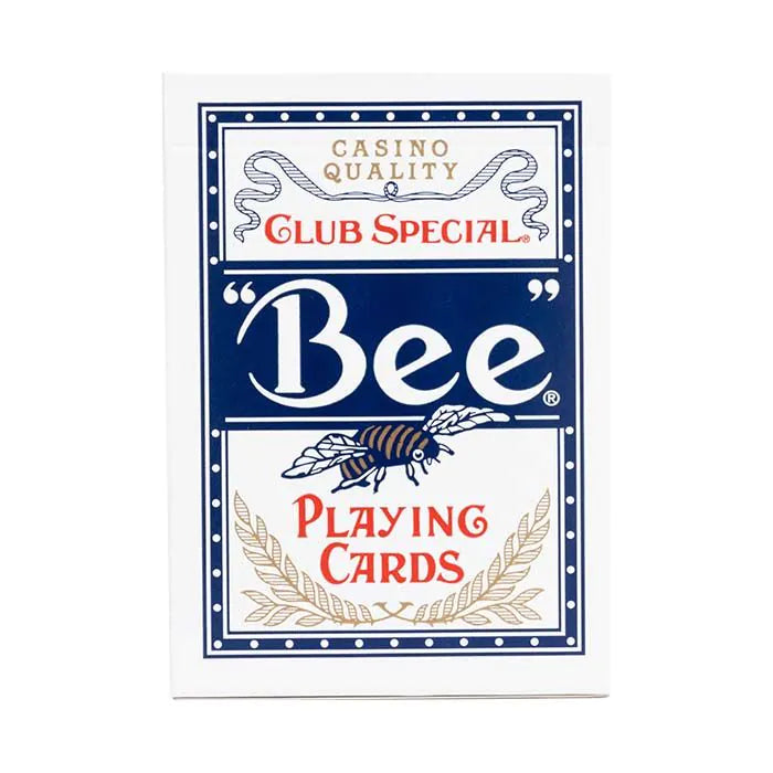 Bee Diamond Back Playing Cards - Blue