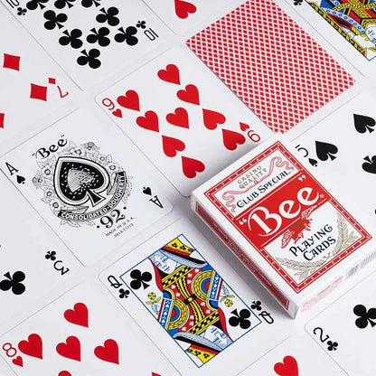 Bee Diamond Back Playing Cards - Red