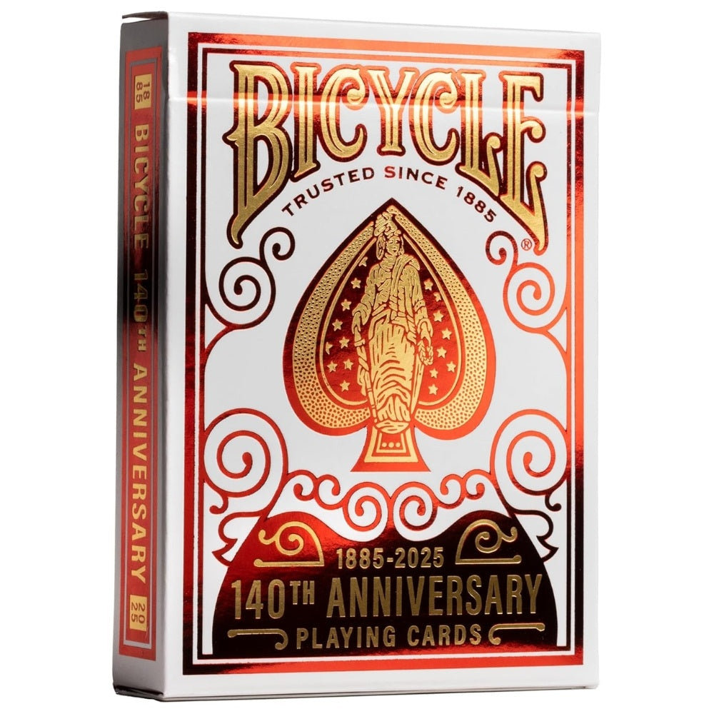 Bicycle 140th Anniversary Playing Cards – Limited Edition Metalluxe Foil Deck