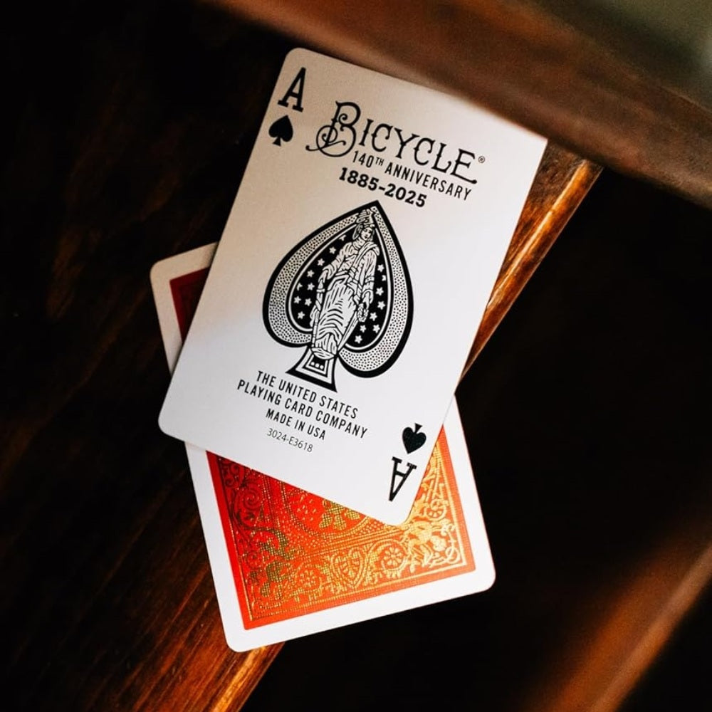 Bicycle 140th Anniversary Playing Cards – Limited Edition Metalluxe Foil Deck