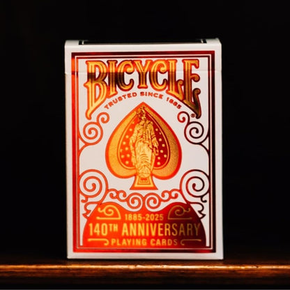 Bicycle 140th Anniversary Playing Cards – Limited Edition Metalluxe Foil Deck