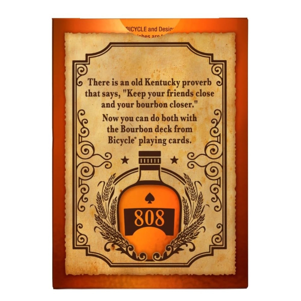 Bicycle Bourbon Playing Cards