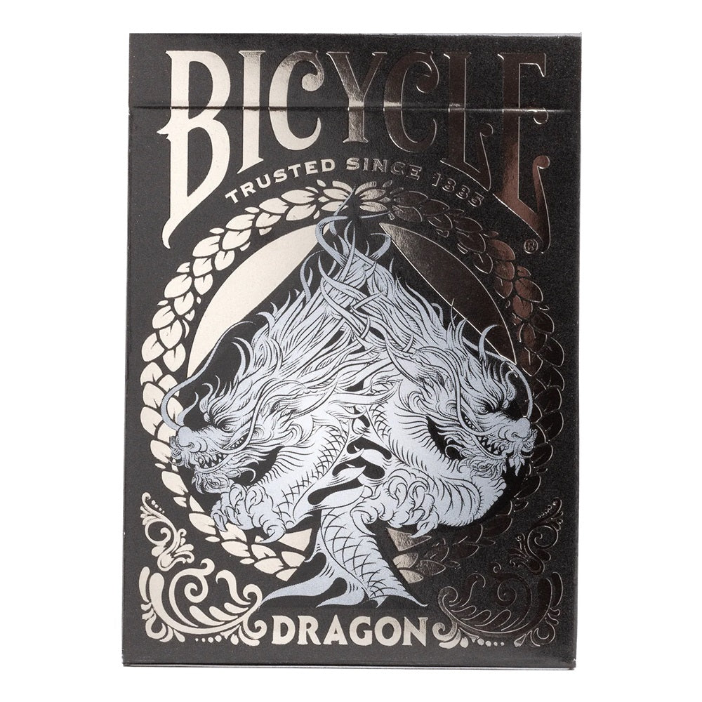 Bicycle Dragon Playing Cards - Black