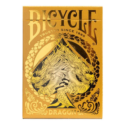 Bicycle Dragon Playing Cards - Gold