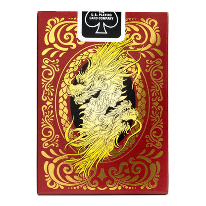Bicycle Dragon Playing Cards - Red