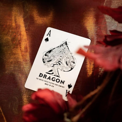 Bicycle Dragon Playing Cards - Red