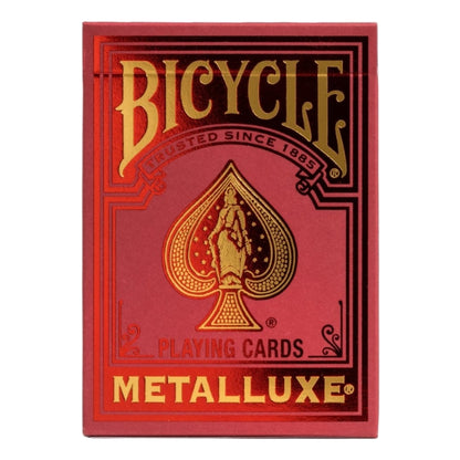 Bicycle Metalluxe Red 2022 Playing Cards