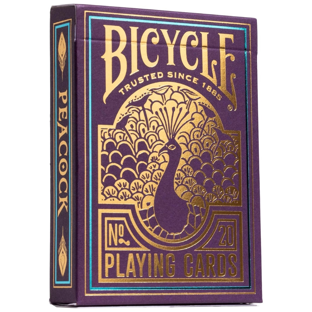 Bicycle Peacock Playing Cards – Purple Deck