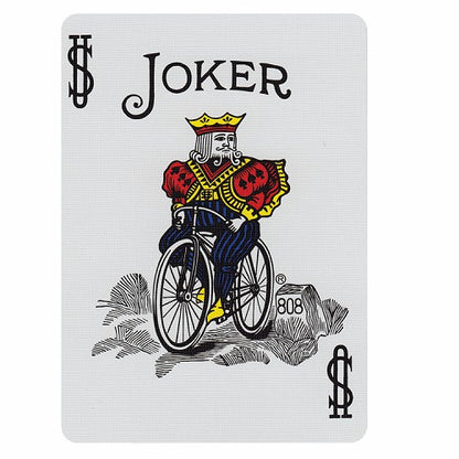 Set of 2 Bicycle Standard (Red & Blue) Playing Cards - Gold Border Tuck