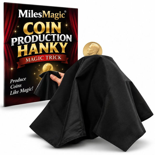 Coin Production Hanky (Black Handkerchief)
