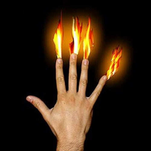 Flames at Finger Tips