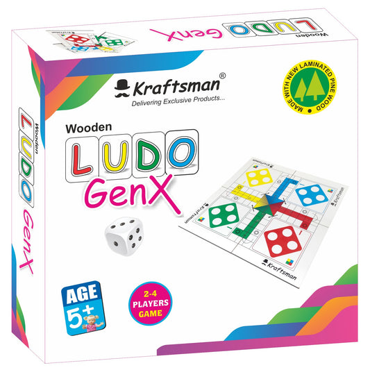 Wooden Ludo GenX Board Game