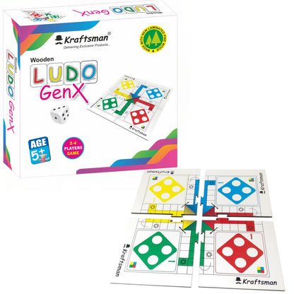 Wooden Ludo GenX Board Game