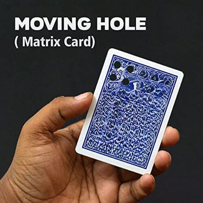 Moving Hole - Matrix Card Trick